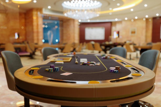 Live casino table with multiple dealer angles